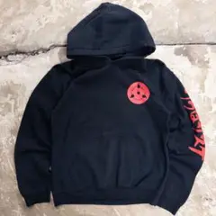 NARUTOナルト サスケ スウェットパーカーs ブラック