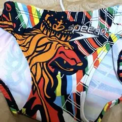 美品】SPEEDO アクアブレード ブラック SSサイズ ウロコ 光沢 競パン