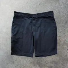 Dickies ディッキーズ ワークショーツ 黒　大きめサイズ