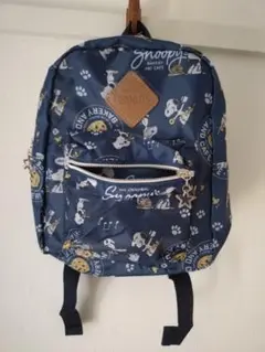 スヌーピー キッズリュック　ネイビー