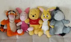 【ディズニーランド】プーさんの仲間たちぬいぐるみセット