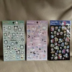 ［未開封・3枚セット］サンリオ　キャラクターシール