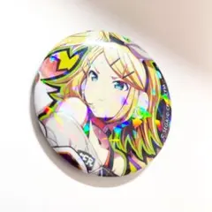 プロセカ ビビバス 鏡音リン 缶バッジ ホログラム 特訓前