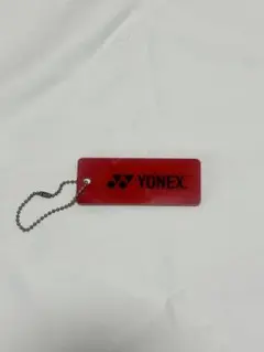 YONEX 赤いネームプレート ストラップ