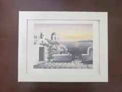 風景画 シルバーのフレーム付き モノクロ都市風景写真 シルバーフレーム - メルカリ