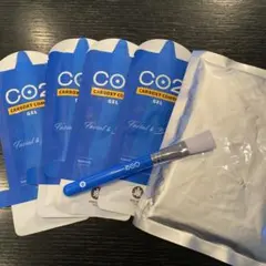 【未使用】正規品 カーボキシー炭酸パック 4回分 専用ブラシ付き