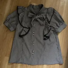 Ank Rouge ギンガムチェックシャツ Mサイズ