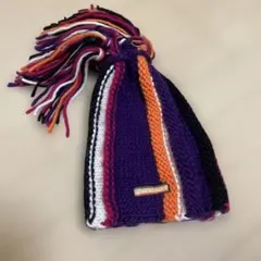 mescalito カラフルニット帽 タッセル付き