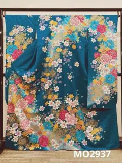 振袖 銀通し 銀彩 紋意匠 身丈163cm 撥水加工済 MO3460 - メルカリ