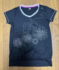 New Balance レディース 半袖Tシャツ ブラック Mのサムネイル