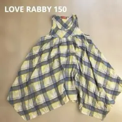 【美品】LOVE RABBY チェック柄 チュニック ワンピース 150のサムネイル