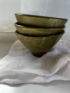 新品 陶器 陶芸作家 不揃い中鉢3個 71 - メルカリ