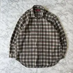 vintage Ralph Eton ラルフイートン チェックシャツ 長袖 LL