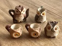 新品】 フクロウのティータイムセット - メルカリ