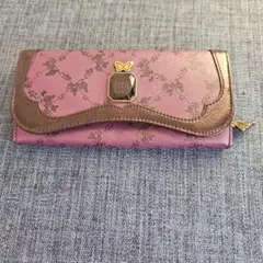 ANNASUI エンボス加工 バーガンディ 長財布 - メルカリ