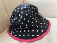 水玉模様 バケットハット 52cm