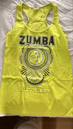 ZUMBA ネオンイエロー タンクトップのサムネイル