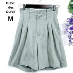 オリーブデオリーブ　キュロットパンツ ハイウエストM 麻混　ショートパンツのサムネイル