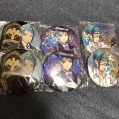 ツイステ　缶バッジ　ナムコ　フロイド  ジェイド  6点