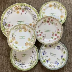 スヌーピー ウッドストック 食器セット 6枚のサムネイル