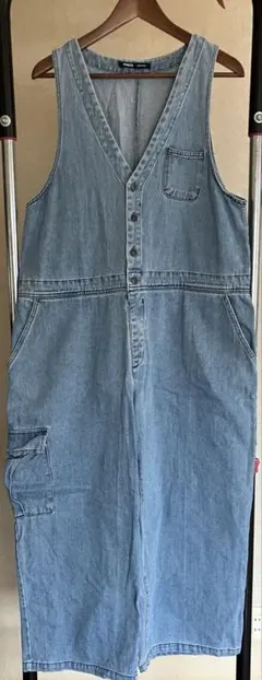 ライトブルー デニム サロペット