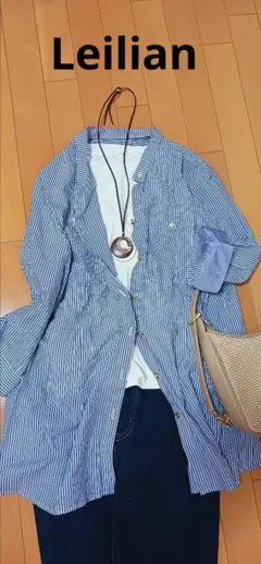 francaise 冷感プリント7分袖プルオーバー アイボリー M 新品タグ付き 