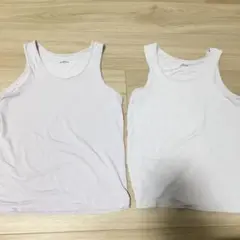 ユニクロ　アンダーシャツ 2枚セット　エアリズム　130cm タンクトップ
