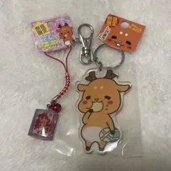 【新品・未開封】奈良限定 しかまろくん キーホルダー 2点セット