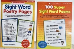 Scholastic サイトワード英語教材 2冊セット➖スコラティック