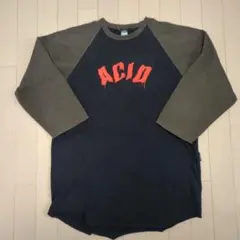 SARCASTIC 90's ACIDプリントラグランカットソー