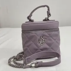 【新品未使用】NICE CLAUP ノベルティ バニティバッグ パープル