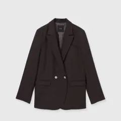 anuans ベーシックダブルジャケット ブラウンのサムネイル