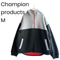 チャンピオン パーカー フーディ ハーフジップ 古着男子 ユニセックス 1856