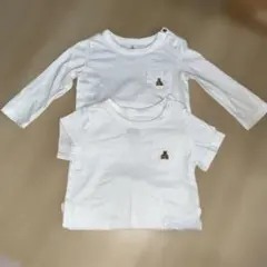baby GAP ホワイトロンパースセット 12-18ヶ月
