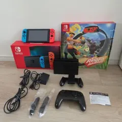 【美品】Nintendo switch 本体 Ring Fit プロコン付きのサムネイル