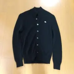 BURBERRY BLACK LABEL ボタン付きカーディガン ブラック