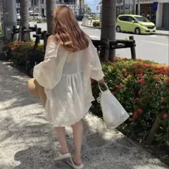 jumelle シアーシャツ　アイボリー