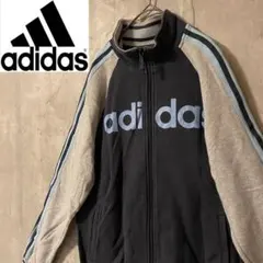 adidasアディダストラックジャケットジャージジップブルゾン紺ネイビーy2k