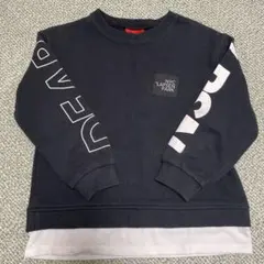 LAPSEN トレーナー 重ね着風 120