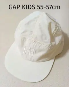 新品 GAP KIDS ナイロンキャップ 55-57cm L/XL ホワイト、のサムネイル