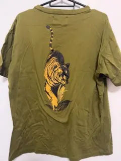 KENZO JEANS 虎プリント Tシャツ カーキのサムネイル