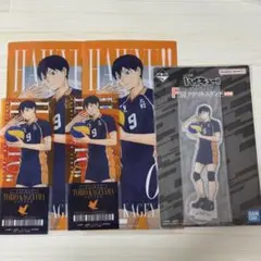 ハイキュー　一番くじ　影山飛雄　アクリルスタンド　　クリアカード