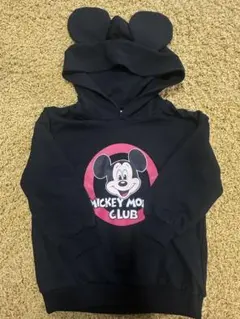 ミッキーマウス フード付きスウェット 110cm