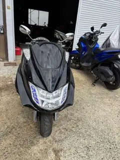 マグザム250　ビビットパワースピーカーボックス中古SG17JSG21J希少 ヤマハ マグザム(SG17J、SG21J) スピーカーボックス メッキ