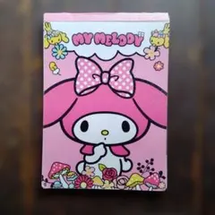 마이멜로디 메모장 A6 산리오 선스터 문구 헤세이 레트로