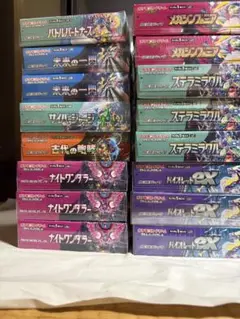 ポケカBOXまとめ売り、全シュリ付き（16BOX）