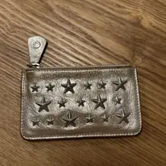 JIMMY CHOO 三つ折り財布 スタースタッズ グレー - メルカリ