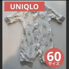 UNIQLO Joy of Printフライスカバーオール（長袖） 60cm
