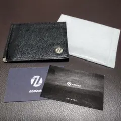 【新品未使用】 本革　マネークリップ　二つ折り財布　メンズ財布