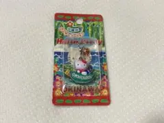 新品◇ハローキティ ご当地キティ 根付けストラップ 沖縄 ゴーヤー